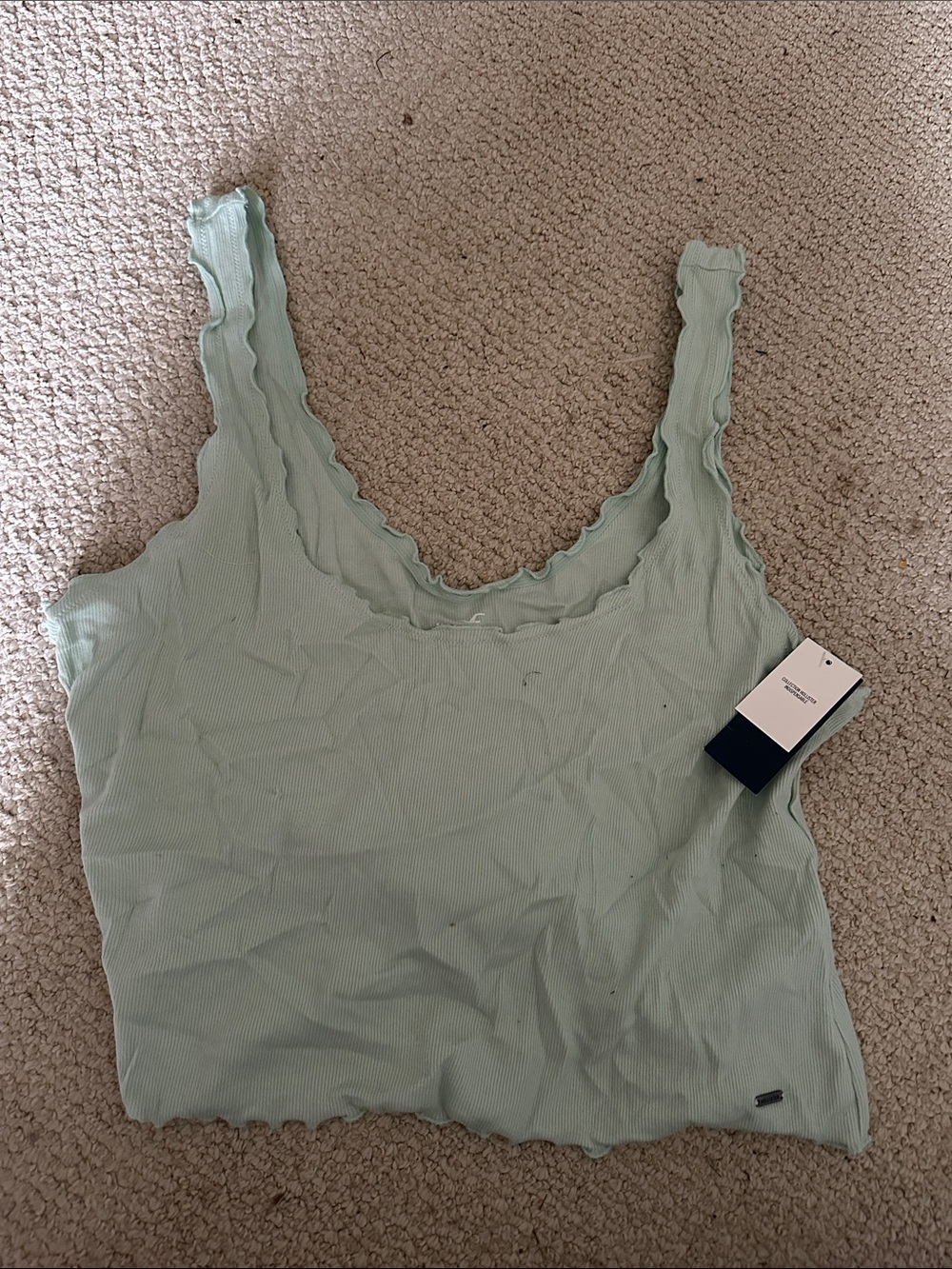 NWT! Hollister Scalloped Tank Top